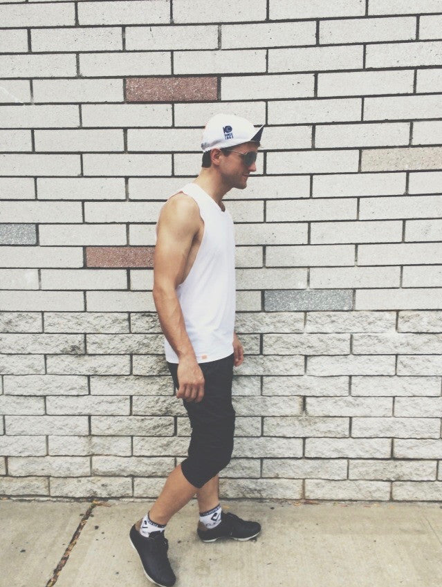 King of the Road Unisex White Muscle Tank Top tops kor-nyc